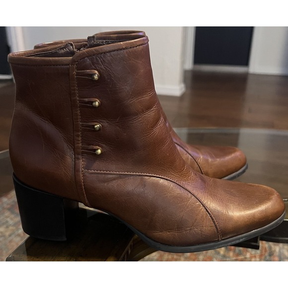 Naturalizer Shoes Vintage Naturalizer Cognac Gaper Boot Size